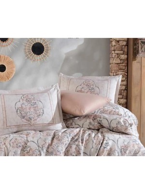 Marvielle Ranforce 2 Li Kapaklı 50X70 +5 cm Volanlı Bej - Yastık Kılıfı