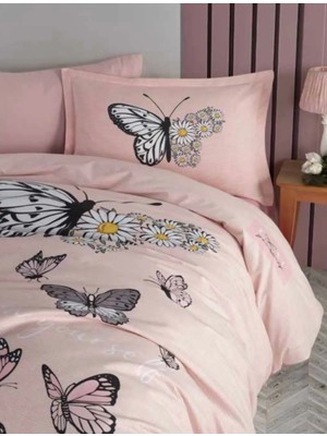 Marvielle Ranforce 2 Li Kapaklı 50X70 +5 cm Volanlı Somon - Yastık Kılıfı