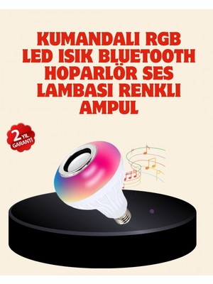 Hace Bazaar Bluetooth Bağlantılı Rgb LED Ampul – Şık ve Fonksiyonel