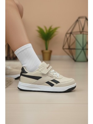 Enoch Yan Çizgili Cırt Cırtlı Bağcıklı Çocuk Sneaker