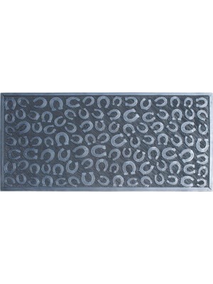 Hc At Nalı Tasarımlı Kauçuk Pim Karşılama Kapı Paspasları 76,2 cm x 152,4 Cm, Dış Mekan Girişi Için, Eğlenceli Tasarımlı Paspas, Ön Kapı Için Hoş Geld