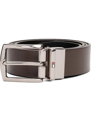 Tommy Hilfiger Kahverengi Erkek Kemer Denton 3.5 Rev