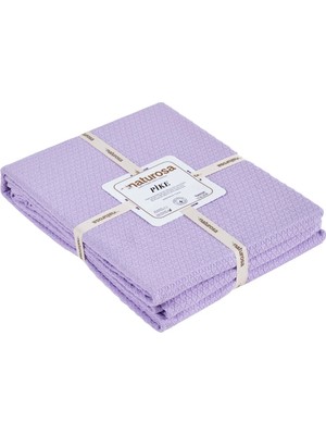 Marvielle Lila Renk Elmas Pike %100 Pamuk 160 x 220 cm - Tek Kişilik Pike & Pike Takımı