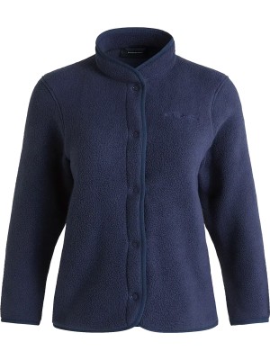 Peak Performance Snap Cardigan Kadın Mavi Fleece