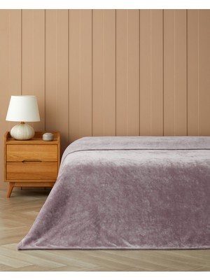 English Home Vena Supersoft Tek Kişilik Battaniye 150X200 cm Lila