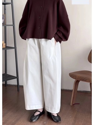 Moda Aksa Chino Dikişli Palon Pantolon