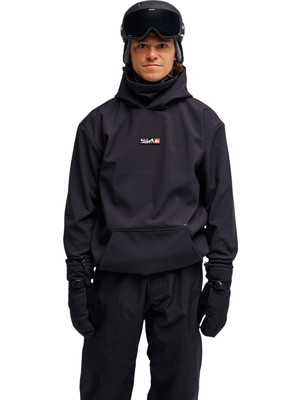 Quiksilver Yg Hoodıe Softshell Erkek Siyah Ceket