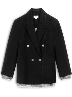 Twist DANTEL ŞERİTLİ KADİFE BLAZER TW6260106133001