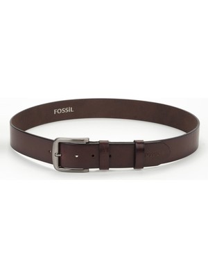 Fossil %100 Hakiki Deri 4 cm Vegetal Spor Kemer