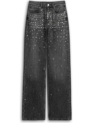 Twist Hotfıx Baskılı Jean Pantolon TW6260018068036