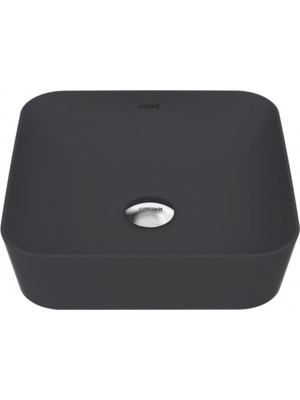 Creavit Ultra Kare Çanak Lavabo 40CM Mat Antrasit