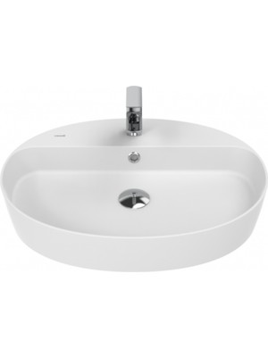 Creavit Loop Oval Çanak Lavabo 40X60 cm Beyaz
