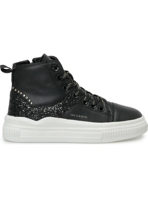 Kinetix Tusen Hı F 6pr Siyah Kız Çocuk High Sneaker