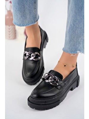Stwenn Kadın Kalın Taban Loafer Makosen Ayakkabı