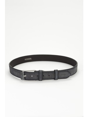 Fossil Hakiki Süet Deri 4 cm Yarma Spor Kemer
