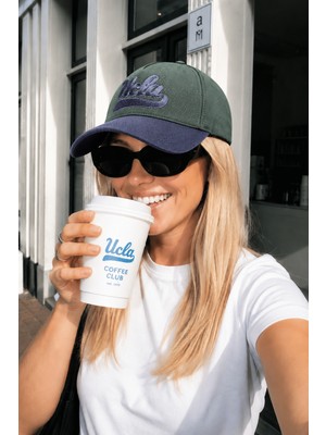 Ucla MAYER Yeşil Baseball Cap Nakışlı - Unisex Şapka