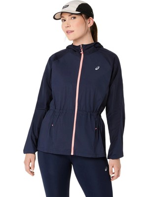 Asics Road Packable Jacket Kadın Raw Indigo Ceket 2012D076-400