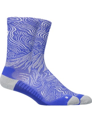 Asics Fujitrail Graphic Crew Sock Unisex Raw Indigo Koşu Çorabı 3013B327-400