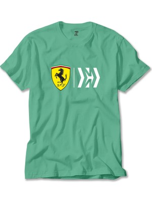 Z zepplin Scuderia Ferrari Mission Yeşil Tişört