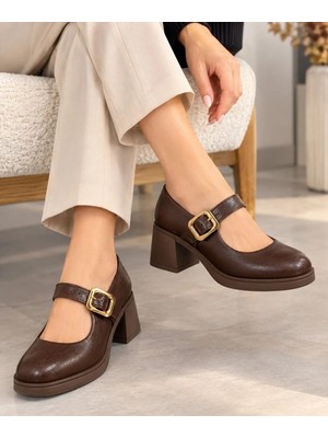 Zenora Shoes Kadın Klasik Topuklu Ortopedik Ayakkabı(5cm Topuk Boyu)