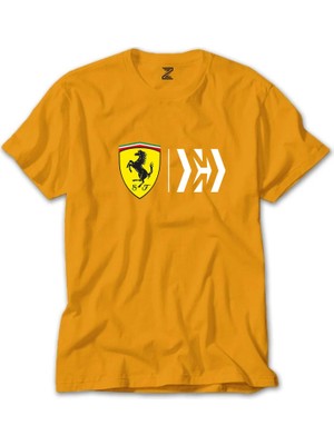 Z zepplin Scuderia Ferrari Mission Sarı Tişört