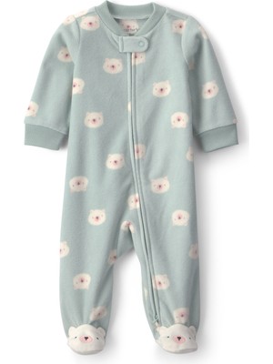 Carter's Kız Bebek Polar Tulum Yenidoğan-9 Ay Yeşil