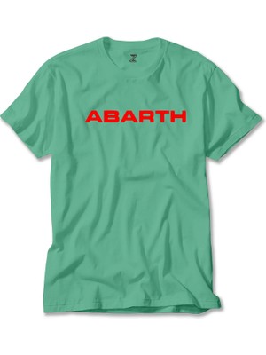 Z zepplin Abarth Text Line Yeşil Tişört