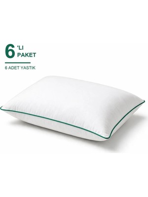 Marvielle Biyeli 6'lı Paket 50X70 cm 1100 gr Boncuk Silikon Elyaf Dolgulu - Yastık