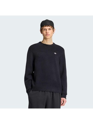 Adidas Trefoil Essentials Erkek Siyah Kazak (KS4891)