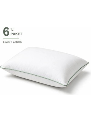 Marvielle Biyeli 6'lı Paket 50X70 cm 1000 gr Boncuk Silikon Elyaf Dolgulu - Yastık