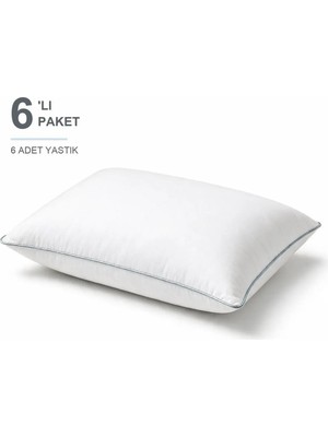 Marvielle Biyeli 6'lı Paket 50X70 cm Boncuk Silikon Elyaf Dolgulu - Yastık
