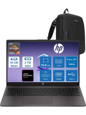 Neva Home 255 G10 Ryzen 5 7535U 16GB 2tb SSD Amd Radeon 660M 15.6" Fhd 250NITS Freedos Taşınabilir Bilgisayar D30M3ETF03 + Zettaçanta