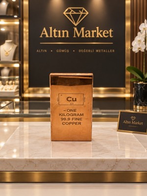 Altın Market Kuyumculuk Bakır Külçe 1000 Gram