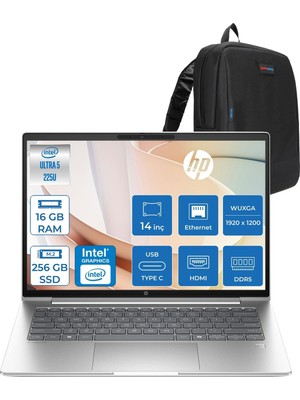 Neva Home Probook 4 G1I Intel Ultra5 225U 16GB Ddr5 256GB SSD 16" Inch Intel® Grafik Gpu Wuxga (1920X1200) IPS 300NIT Freedos Taşınabilir Bilgisayar D21SQETF01+ZETTAÇANTA