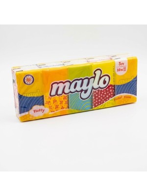 Neva Home Maylo Cep Mendili 3 Katlı 10'lu Paket