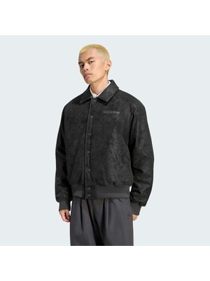 Adidas Munich 93 Pleather Erkek Siyah Ceket (KR9128)