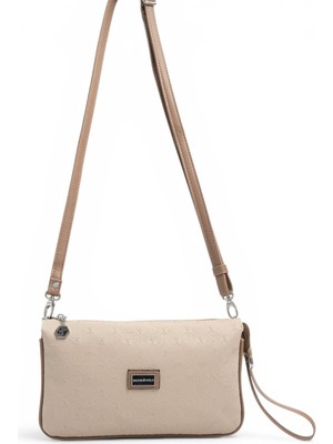 Silver Polo Bej - Latte Fashion Kadın Çapraz Çanta SP1291