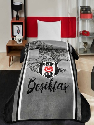 Taç Beşiktaş Lisanslı Battaniye Kupa Hediyeli