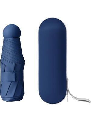 Prime Life Kapsül Şemsiye Kompakt Katlanır Mini – Su Geçirmez, Rüzgara Dayanıklı, Uv Koruma (Upf 50+), Ultra Hafif Seyahat ve Günlük Kullanım Için, Kılıfı Dahildir