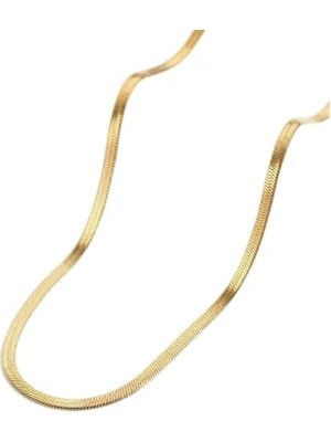 Prime Life Mıth Sb Takı, Kadın, Paslanmaz Çelik, Kolye, Altın Rengi, 316L Çelik, Yetişkin, Italyan, Zincir, 40+5 cm