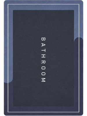 Prime Life Sihirli Banyo Paspası, Su Emici, Kaymaz Tabanlı, Farklı Model Seçenekleri (Dikdörtgen-4)