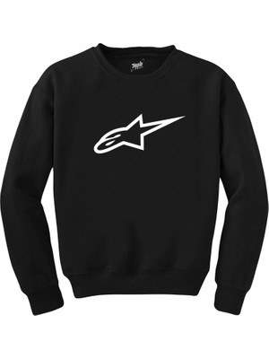 Z zepplin Alpinestars White Logo Siyah Sweatshirt