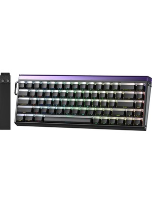 Prime Life Hero 68 He Manyetik Klavye Rapid Trigger Jade King Switch 8000Hz Rgb Neon Tkl Hot Swap Oyuncu Klavyesi Siyah
