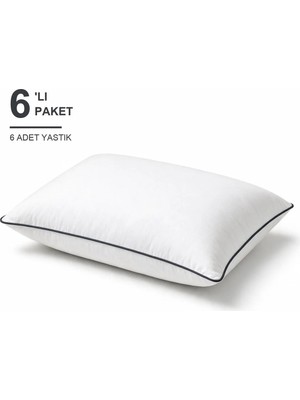 Marvielle Biyeli 6'lı Paket 50X70 cm Boncuk Silikon Elyaf Dolgulu - Yastık