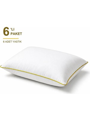 Marvielle Biyeli 6'lı Paket 50X70 cm 1200 gr Boncuk Silikon Elyaf Dolgulu - Yastık