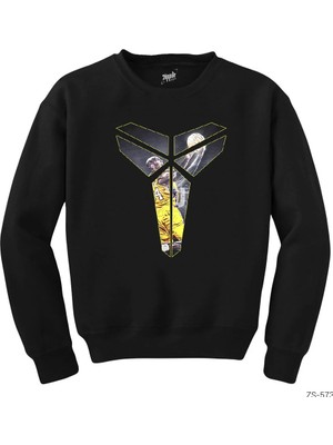 Z zepplin Kobe Bryant Logo 3 Siyah Sweatshirt