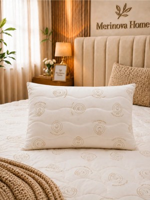 Marvielle %100 Doğal Yün Dolgulu 50X70 cm Nefes Alan Terletmeyen - Yastık