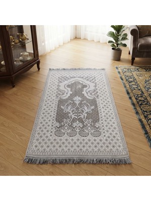 Maysam Hac Umre Hediyelik Simli Goblen SECCADE-180GR.-107X65 Cm-Hac Umre Hediyelik