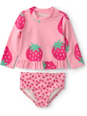 Carter's Kız Bebek Güneş Koruyucu Mayo Set 6 Ay-24 Ay Çok Renkli