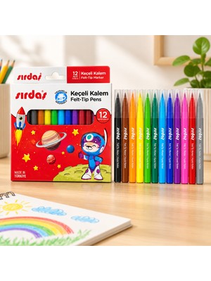 Str Store Keçeli Kalem Karışık Renk